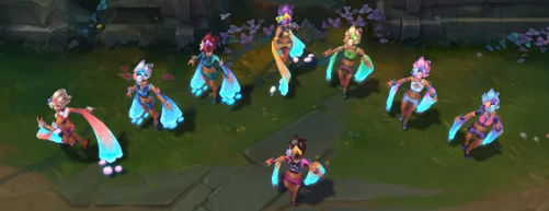 lol岩雀泳池派对皮肤特效