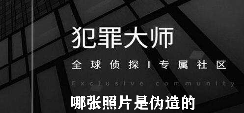 犯罪大师哪张照片是伪造的