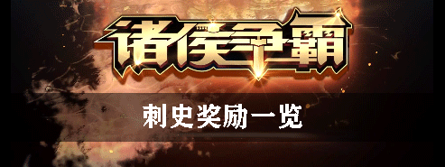 诸侯争霸刺史奖励一览