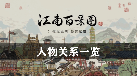 江南百景图人物关系一览