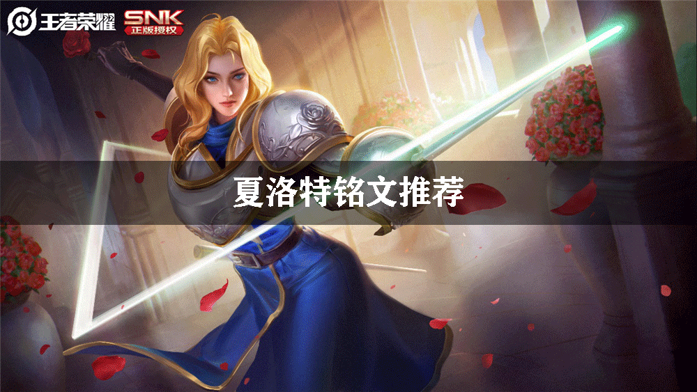 王者荣耀夏洛特铭文推荐