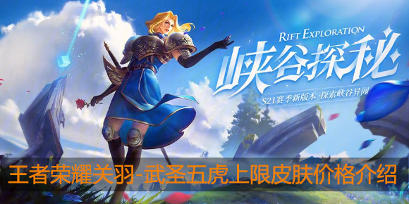王者荣耀关羽武圣多少钱