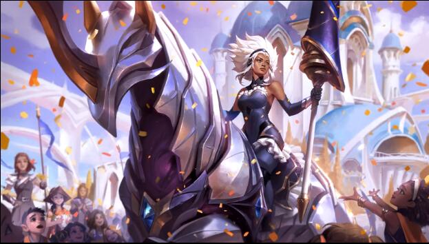 lol芮尔女帝皮肤特效展示