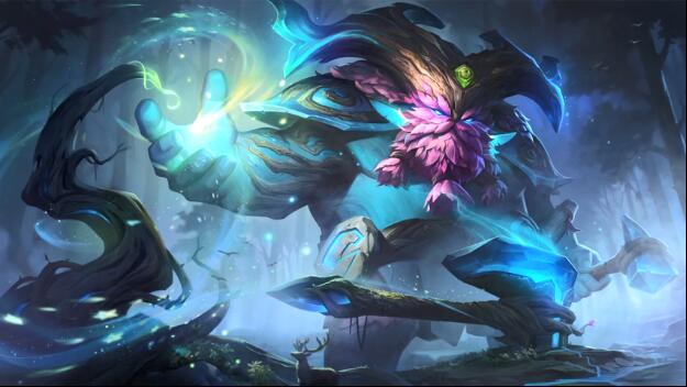 lol奥恩永恒之森皮肤特效展示