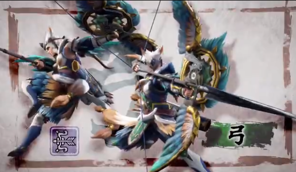 怪物猎人崛起弓和双刀实机演示公开