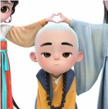 抖音阿巳与小铃铛 情侣头像