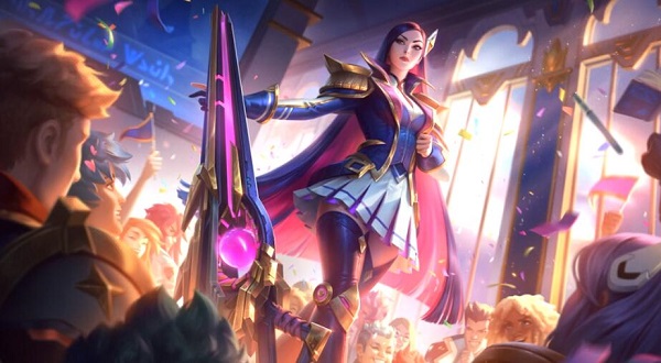 英雄联盟战斗学院女警皮肤特效