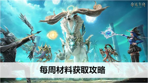 命运方舟每周材料获取攻略