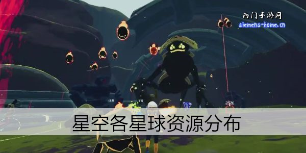 星空各星球资源分布