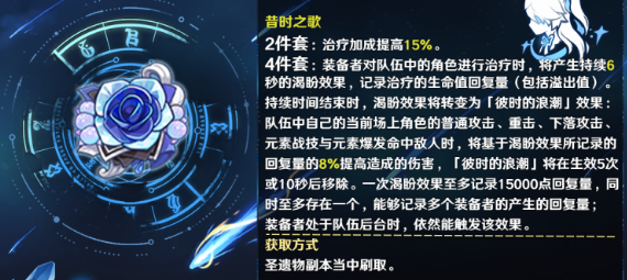 原神昔时之歌适合谁