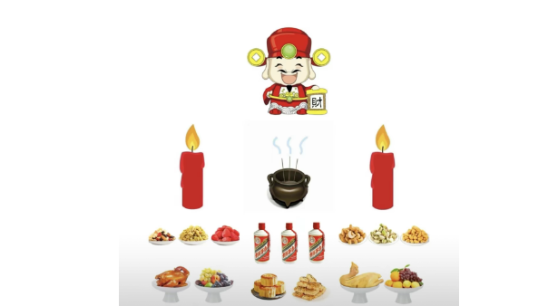 跨年2024财神食物图片