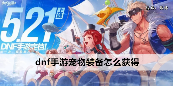 dnf手游宠物装备怎么获得