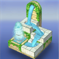 流水喷泉3D拼图