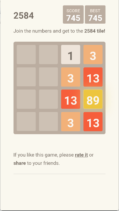 2048斐波那契
