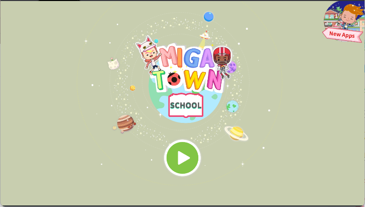 米加小镇学校游戏