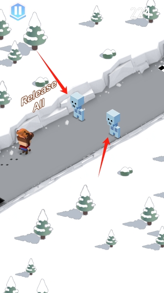 雪地男孩跑酷