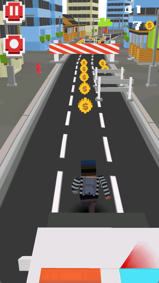 像素公路跑酷