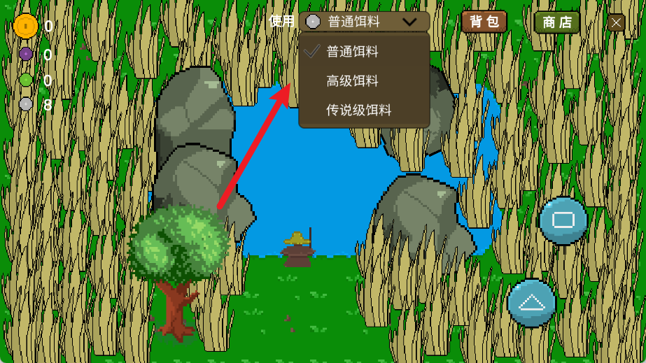 小潭垂钓