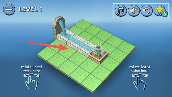流水喷泉3D拼图