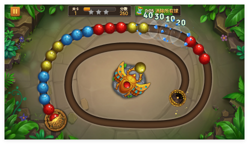 丛林大理石祖玛探险游戏