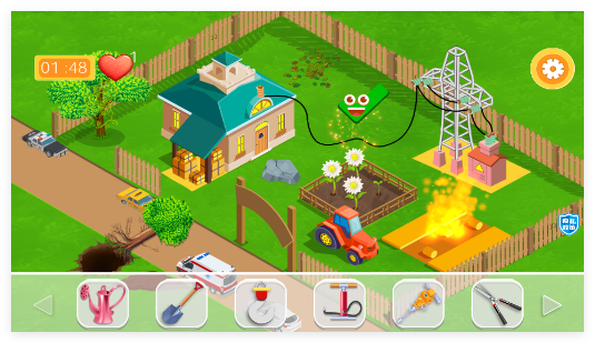 冰雪公主建房子