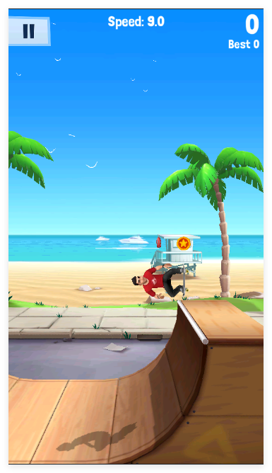 滑板运动员游戏