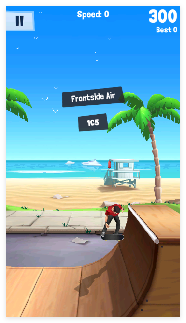 滑板运动员游戏