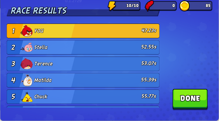 愤怒的小鸟赛车