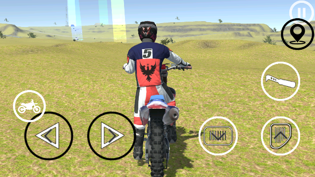 真实越野摩托车