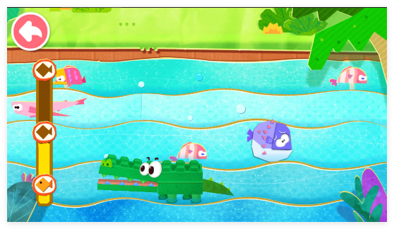 宝宝动物拼贴游戏