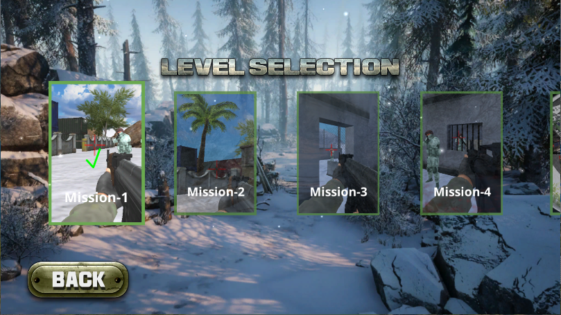 山地狙击手射击战争