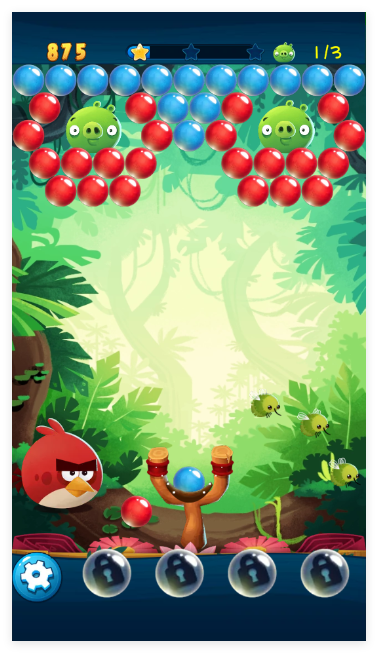 愤怒的小鸟泡泡大战手游