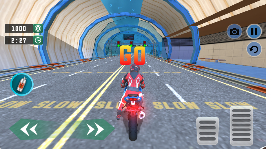 水下摩托车特技