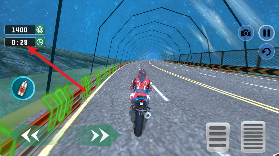 水下摩托车特技