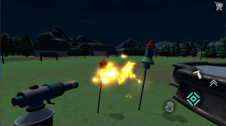 烟花放射模拟器