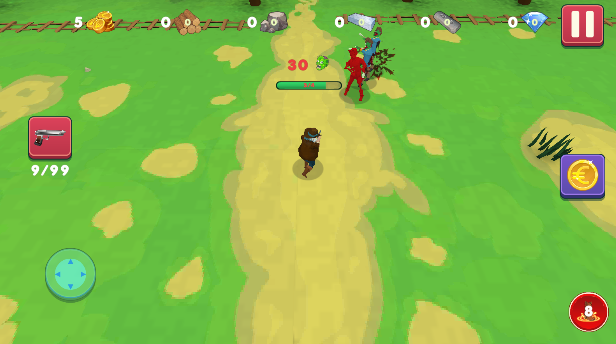 双人僵尸生存手游