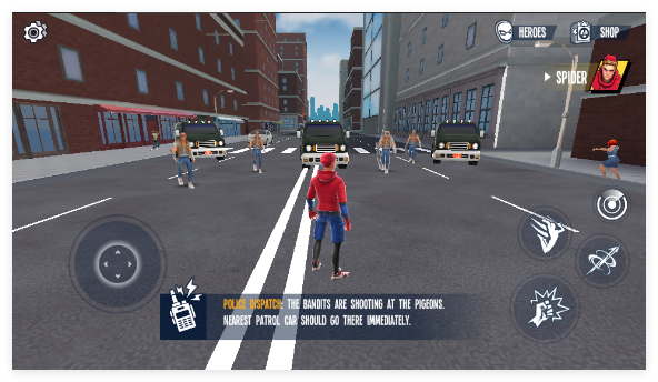 蜘蛛街战斗卫士