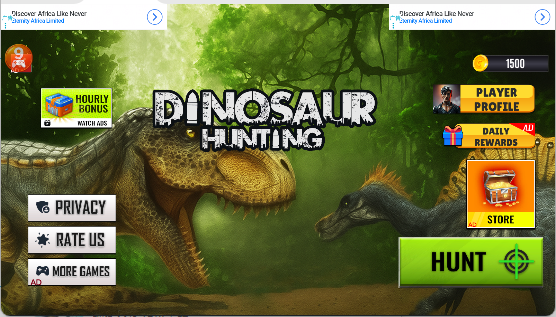 野生恐龙狩猎丛林手游