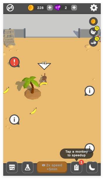 Banana Tycoon香蕉公司空闲猴子大亨