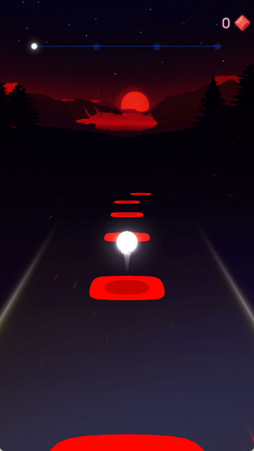 音乐球霓虹灯跳舞