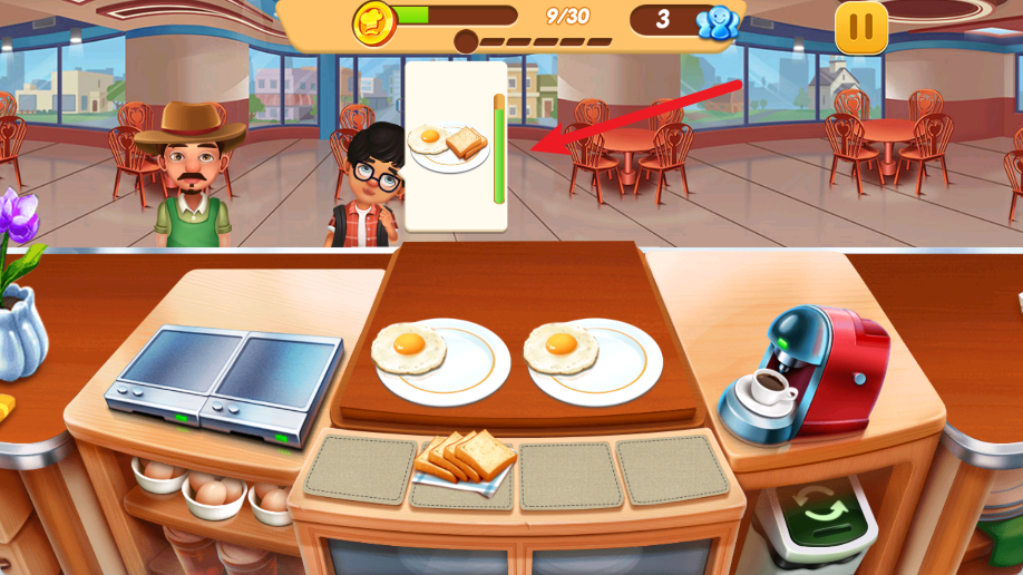 疯狂快餐店厨师