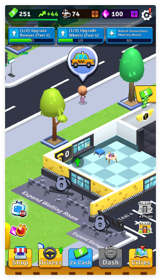 空闲出租车大亨手游