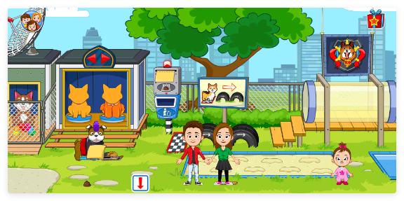 我的小镇警察局游戏