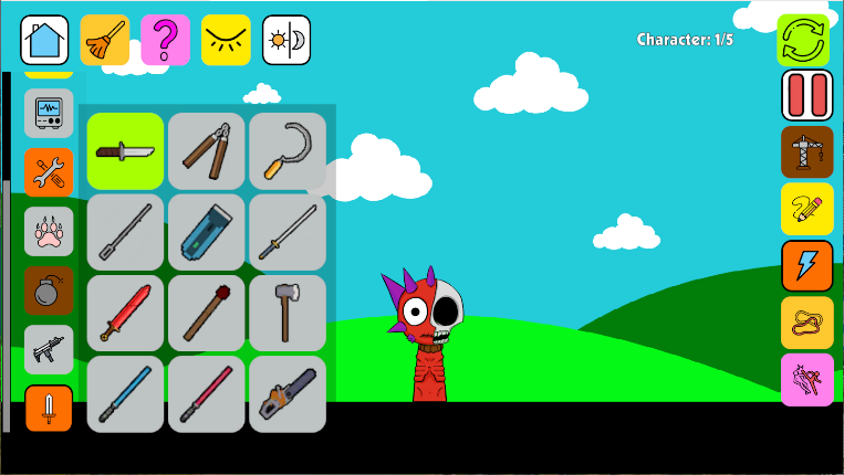 布娃娃Sprunki沙盒