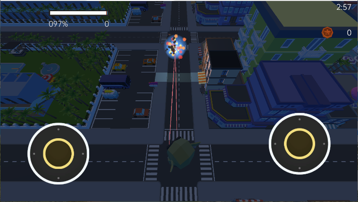 巨大哥布林点燃城市