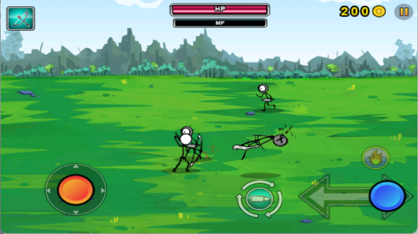 卡通火柴人战争手游