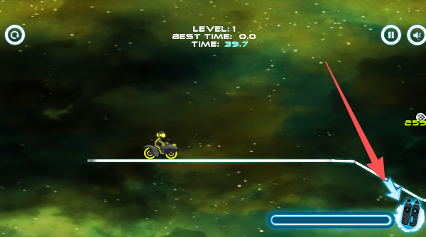 霓虹灯越野摩托车