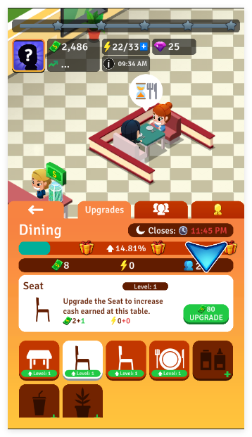 空闲餐厅大亨无限钻石版