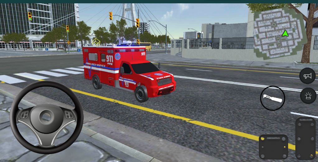 救护车紧急112司机模拟器