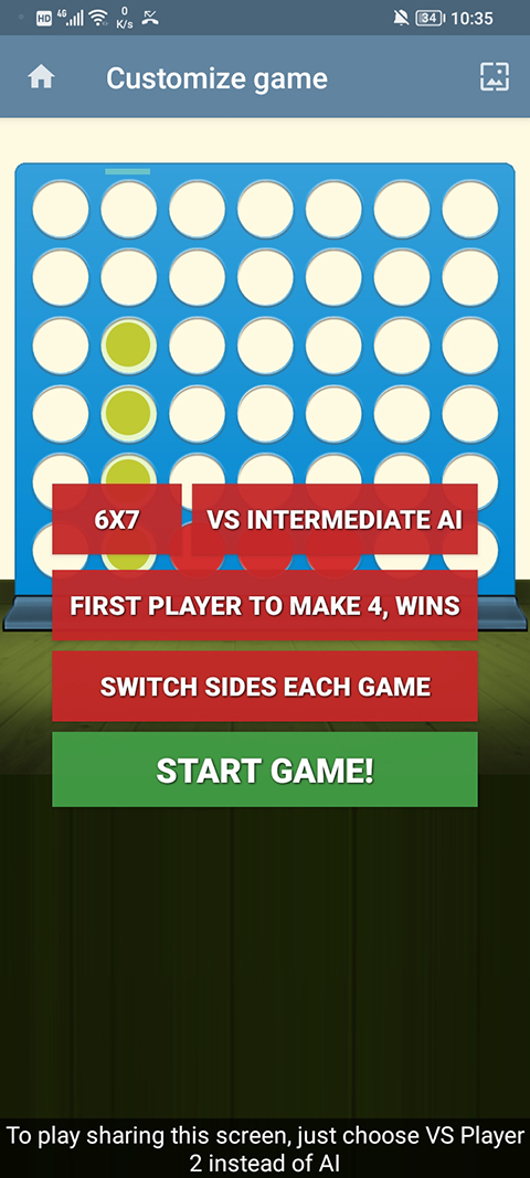 四子棋游戏